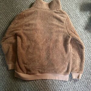 Cozy Brown Fleece Jacket